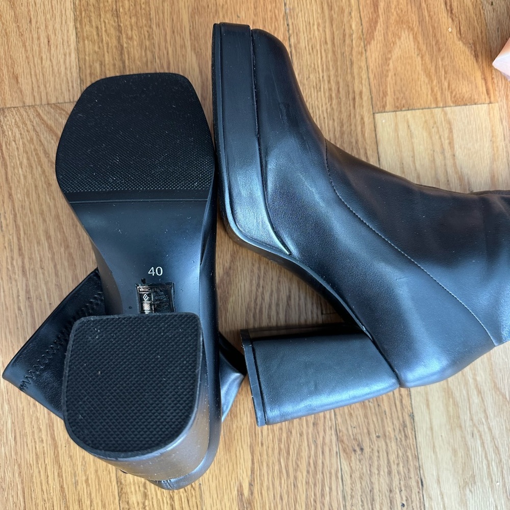 SOLD ASOS design Evelyn High-Heeled Platform Boots - Picture 8 of 10